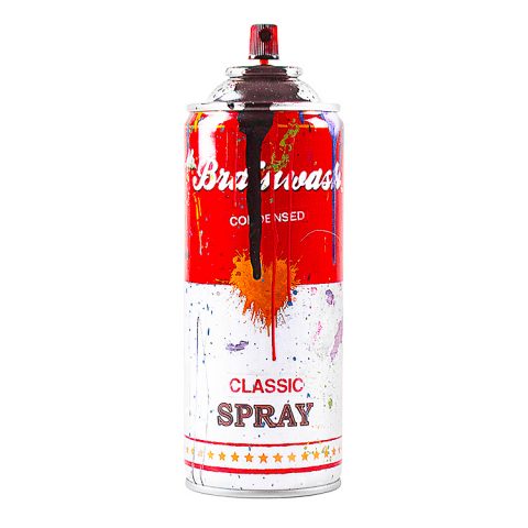 MR BRAINWASH NEW YORK SPRAY CAN (Gold Hand Finished) • Silverback Gallery