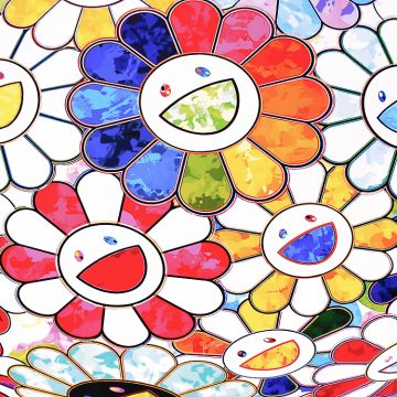TAKASHI MURAKAMI • SCENERY WITH A RAINBOW IN THE MIDST