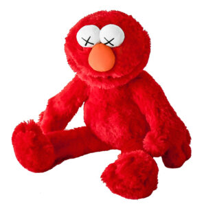 elmo kaws figure