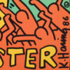 keith haring sylvester someone like you promo showing detail of haring signature