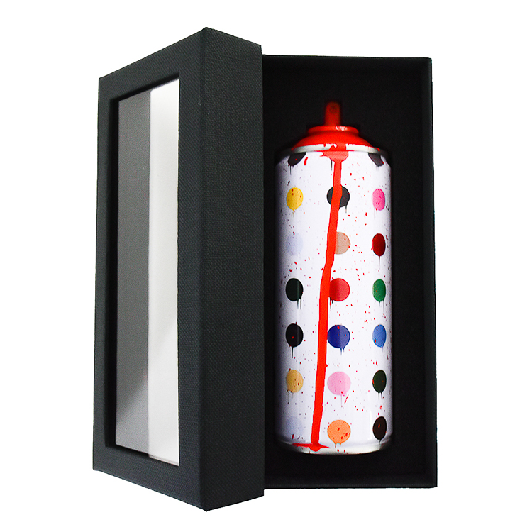 MR BRAINWASH MR BRAINWASH Hirst Dots Spray Can (Red Hand Finished)