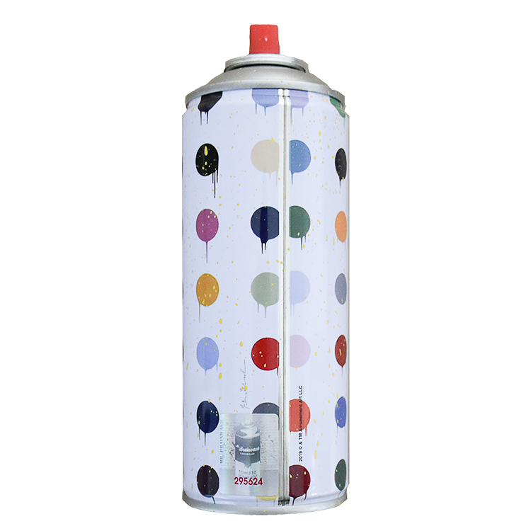 MR BRAINWASH Hirst Dots Spray Can (Yellow Hand Finished)