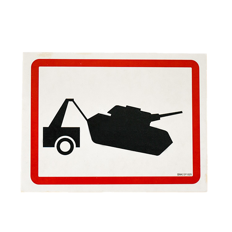 banksy tank towing bnk/5y025 sticker