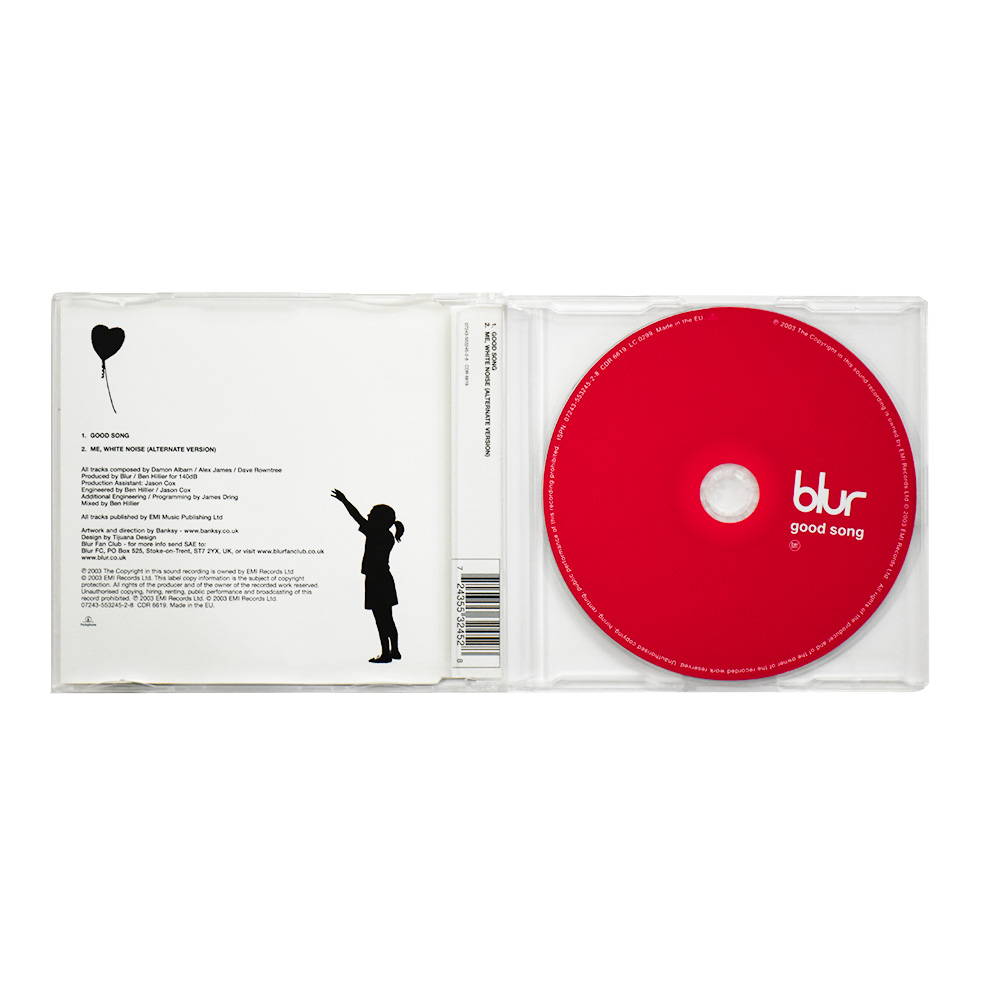 banksy blur good song cd showing open