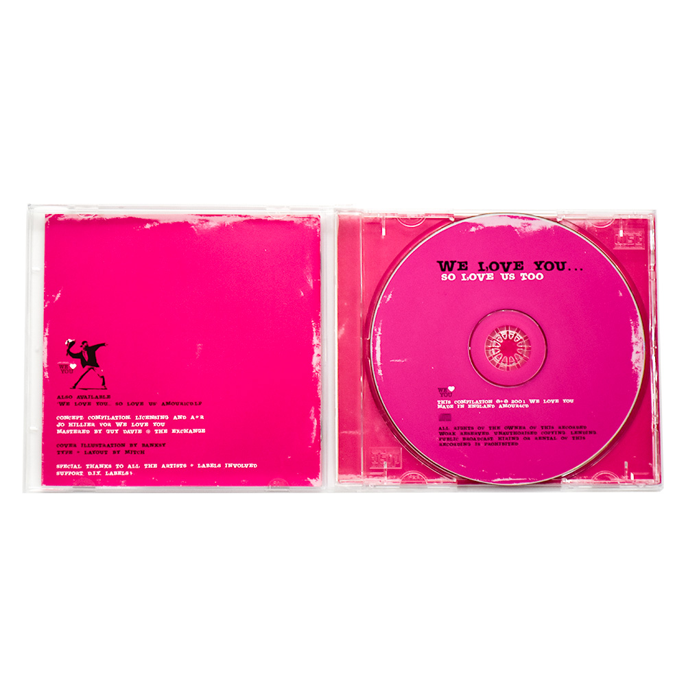 banksy we love you so love us too cd showing open