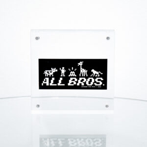 Invader x PETA All Bros Sticker (Framed)