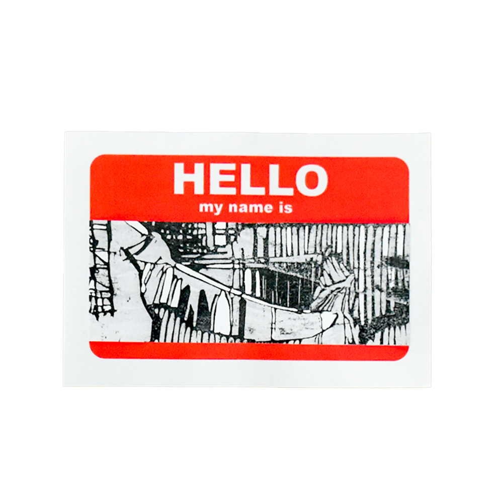 swoon hello my name is sticker #7