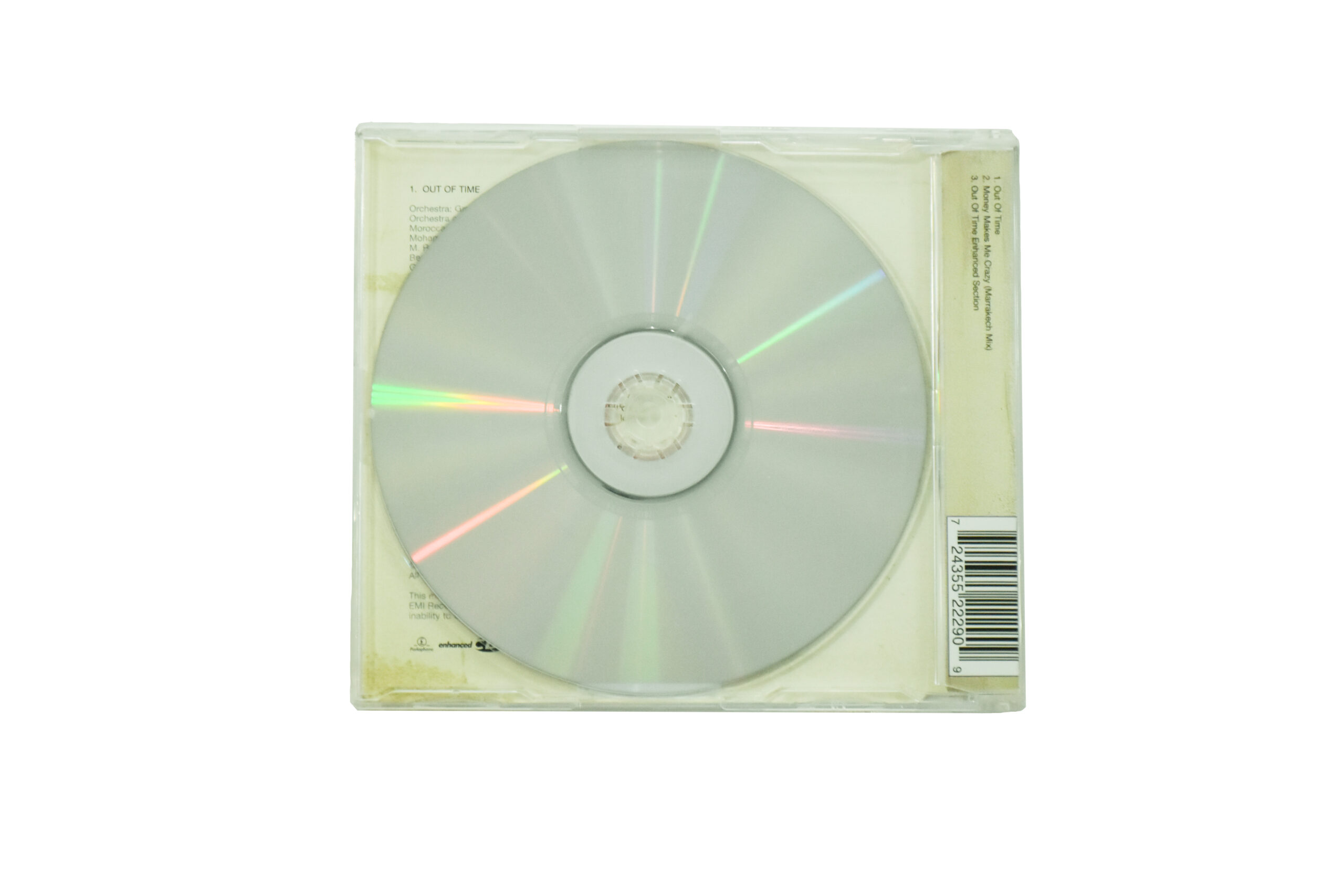 blur out of time cd from back