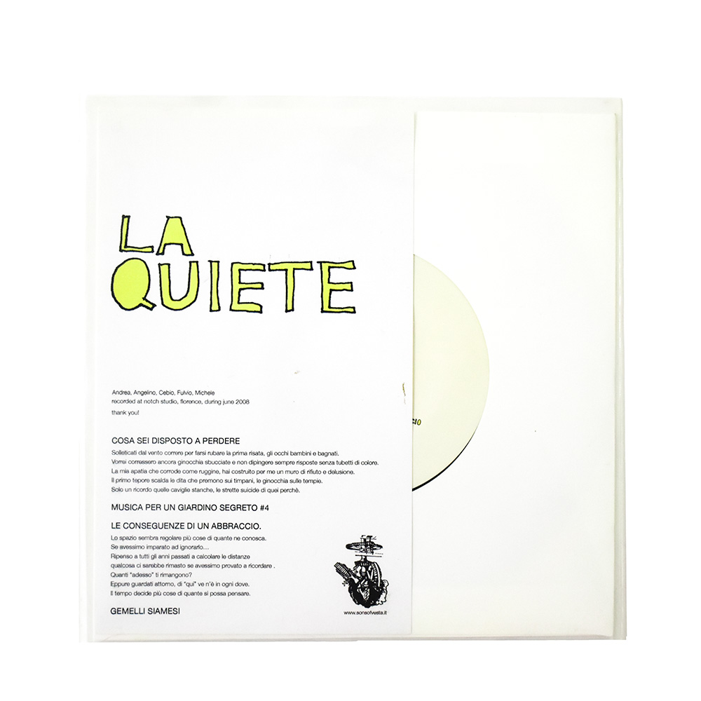 la quiete limited edition record