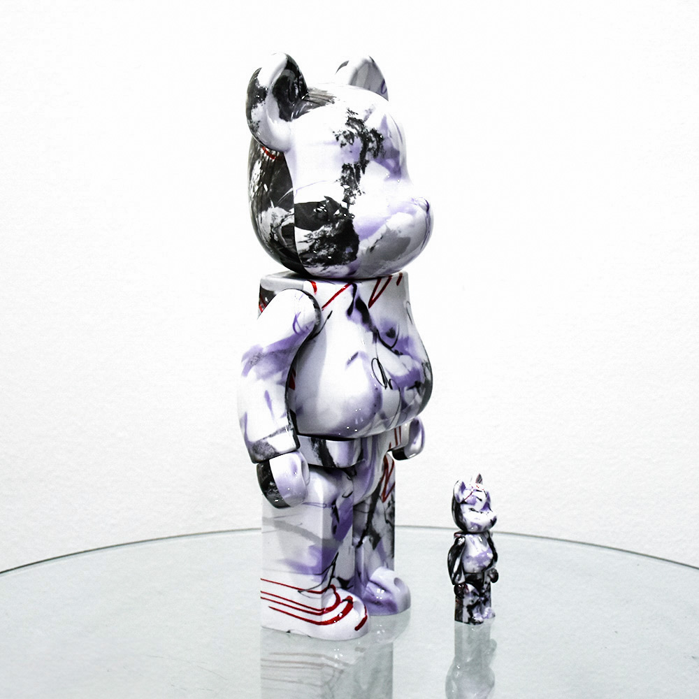 futura bearbrick from side