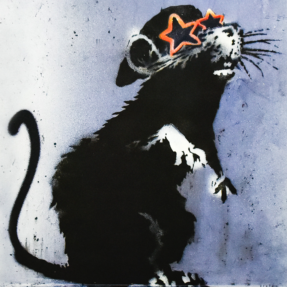 rat from banksy time out sydney poster